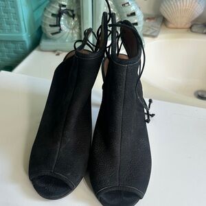 Lucky Brand Black Ankle Booties